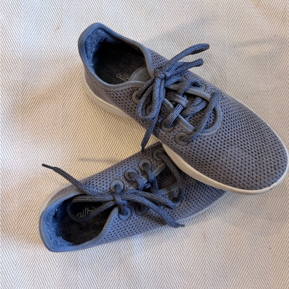 Allbirds Tree Runners Women's SZ 6 Mist Gray Sustainable Fashion